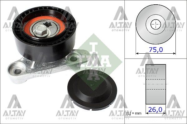 Seat Ibiza V Kayış Gergi Rulmanı Vantilatör Gergisi OEM 04C145299B