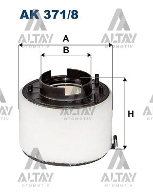 Audi A5 Hava Filtresi OEM 8K0133843L Audi A5 Hava Filtresi OEM 8K0133843L