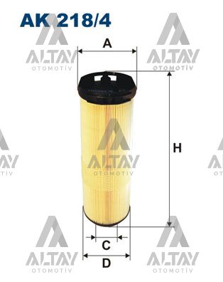Mercedes W203 Hava Filtresi OEM A6460940004