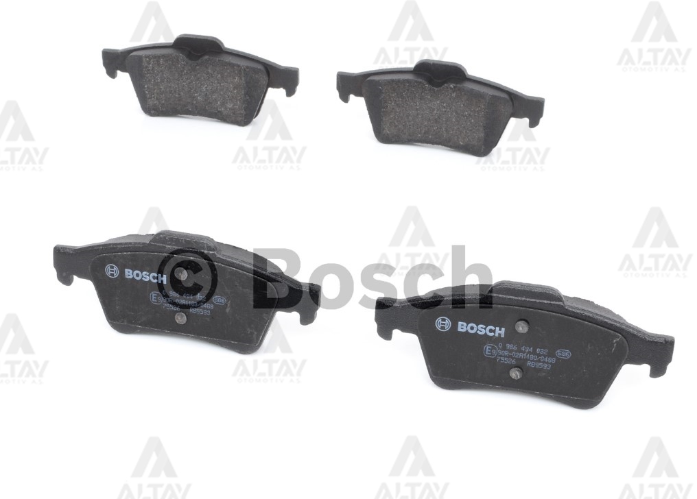 Ford Focus Arka Fren Balata OEM 2T142M008AA Ford Focus Arka Fren Balata OEM 2T142M008AA