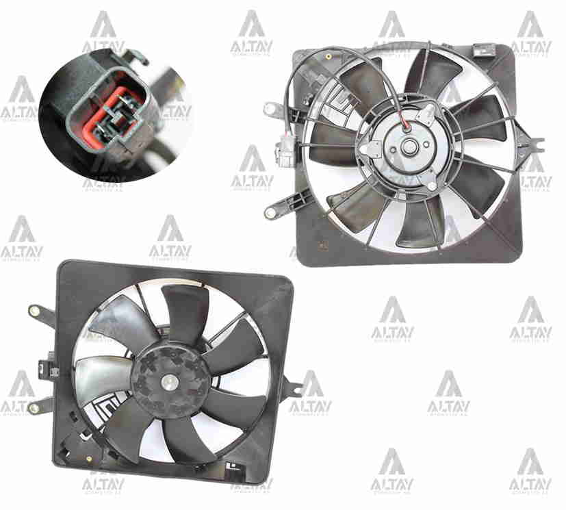 Honda Jazz Radyatör Fan ve Motoru 2002-2008 Fan Klima OEM 38611-PWA-J01
