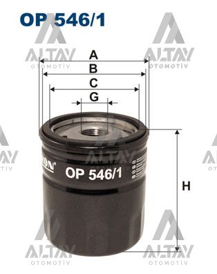 Ford Focus Yağ Filtresi 2004-2011 (2004-2011) OEM 4M5Q6714DA