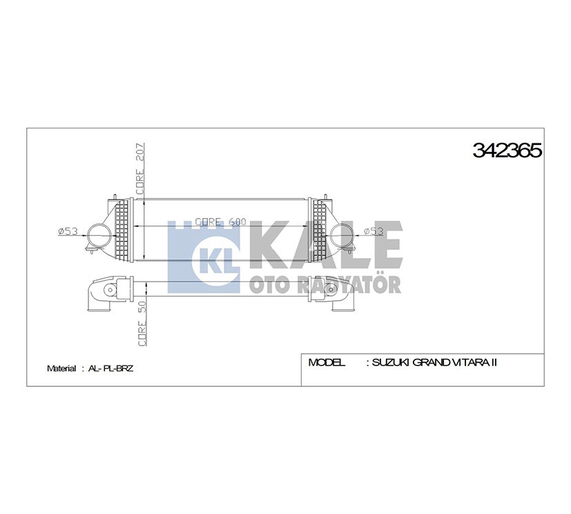 Suzuki Vitara Intercooler 2005-2015