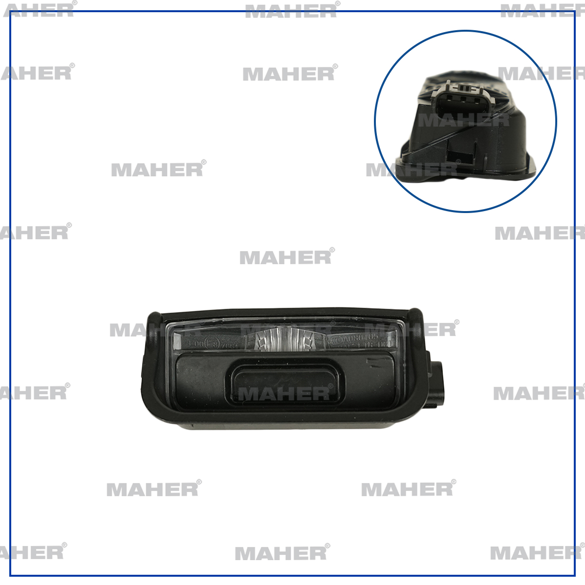 Honda Civic Aydınlatma 2016-2021 Plaka Lambası Düğmeli OEM 34100-TEA-T11