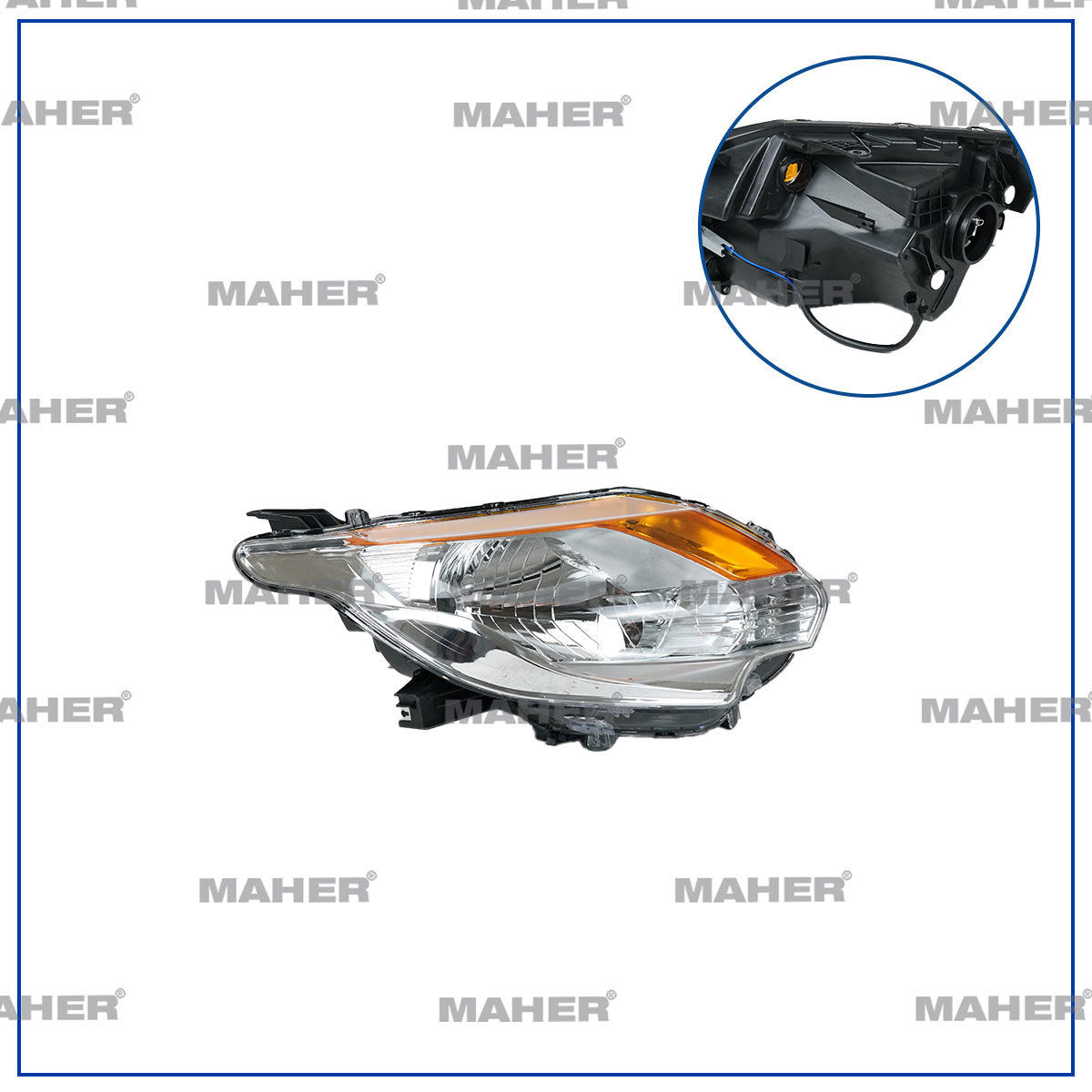 Mitsubishi L200 Sağ Far 2015-2018 Far L Elektrikli Motorsuz Sarı Sağ OEM 8301C738