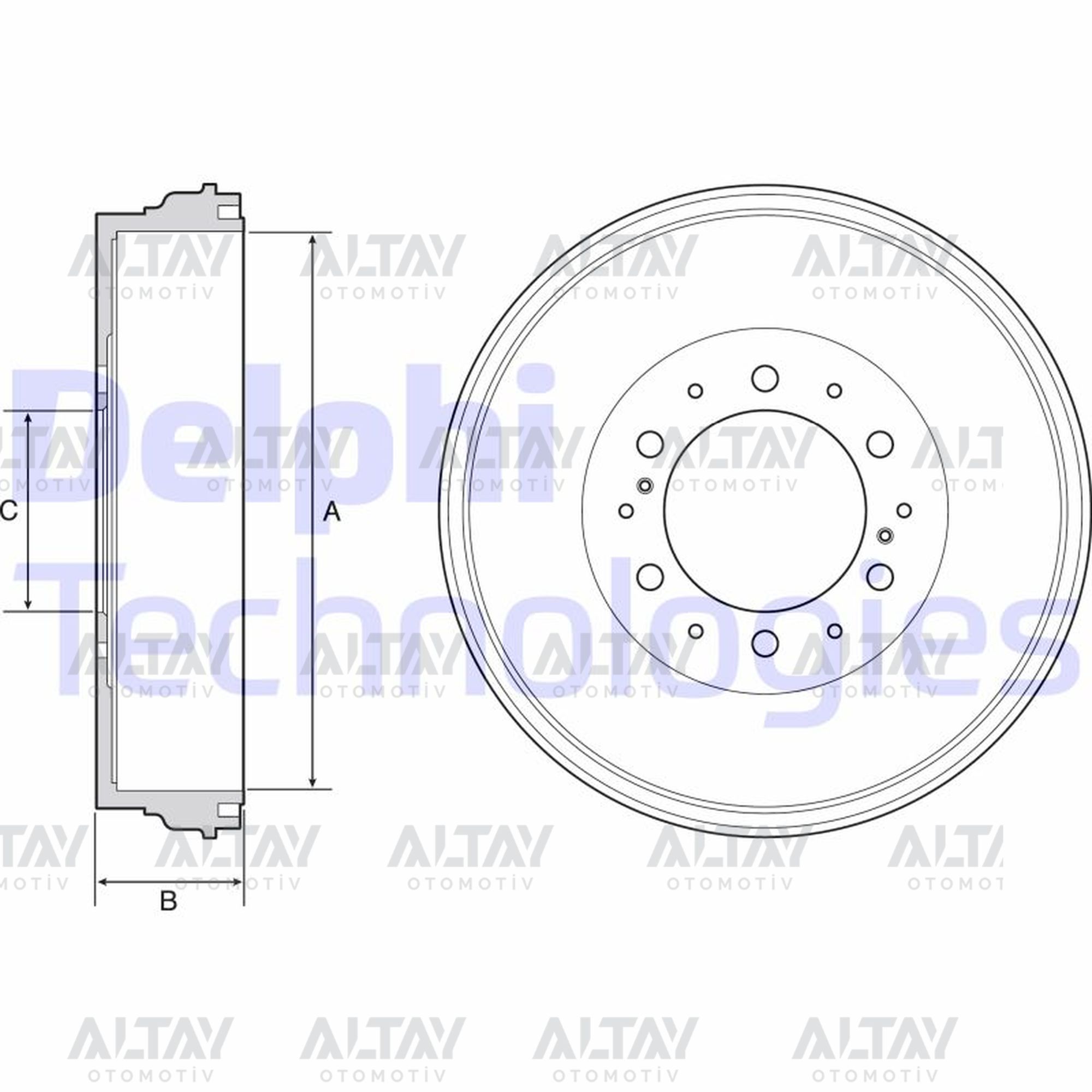 Toyota Hilux Arka Fren Diski 2006-2011