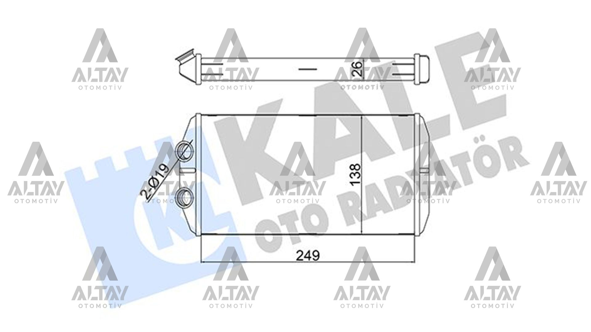Peugeot 301 Kalorifer Radyatörü 2012- Radyatör OEM 1609171580 Peugeot 301 Kalorifer Radyatörü 2012- Radyatör OEM 1609171580