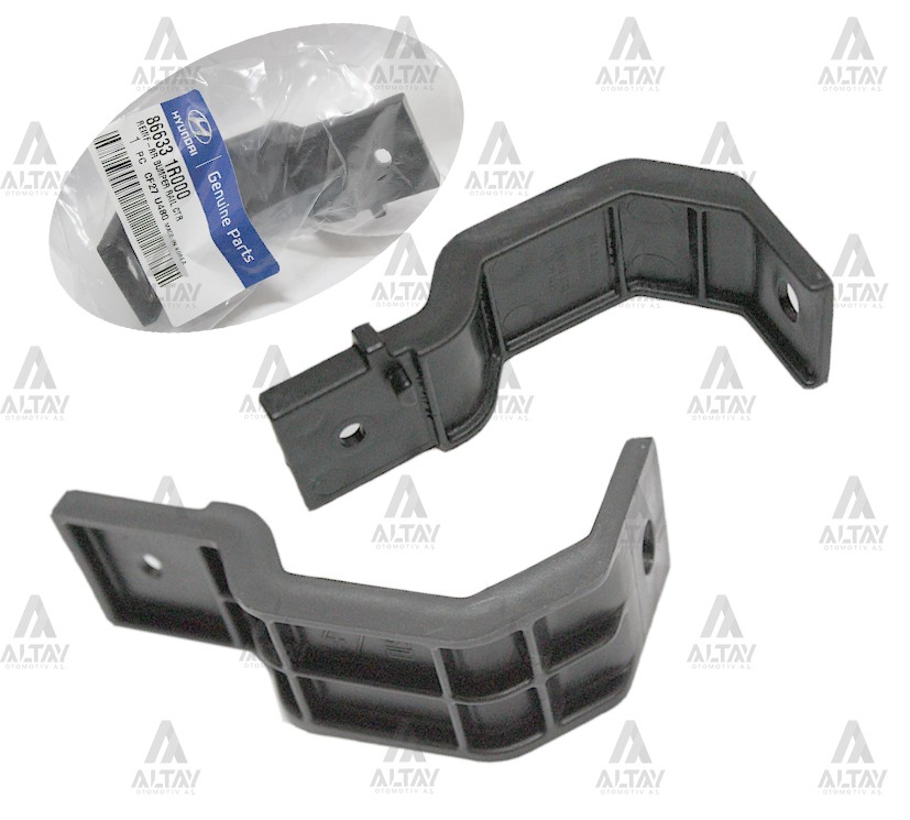Hyundai Accent Arka Tampon Bağlantı Braketi Blue Üst OEM 86633-1R000 Hyundai Accent Arka Tampon Bağlantı Braketi Blue Üst OEM 86633-1R000