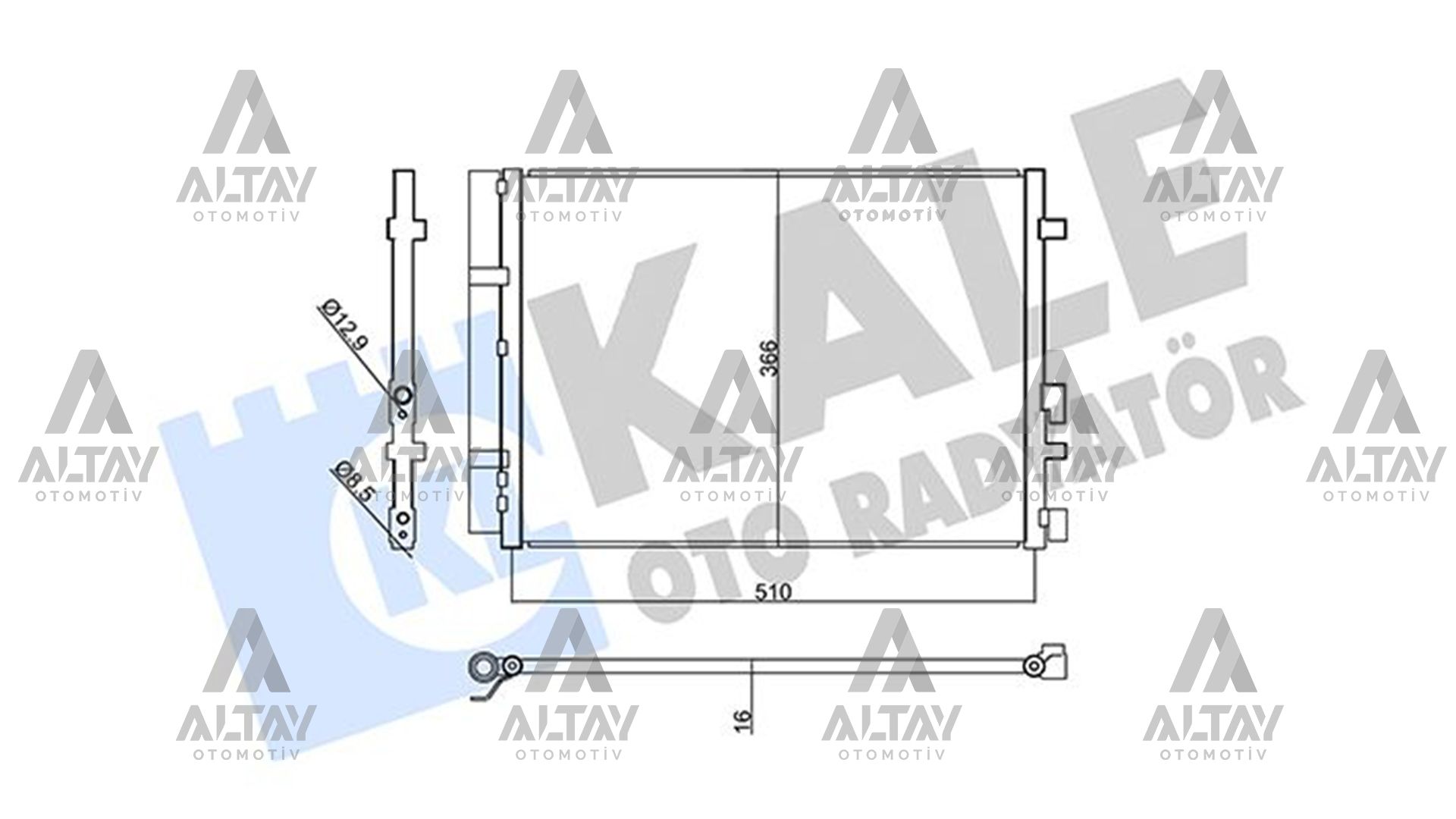 Hyundai I20 Klima Radyatörü 2014-2016 Radyatör I Dizel OEM 97606-C8200 Hyundai I20 Klima Radyatörü 2014-2016 Radyatör I Dizel OEM 97606-C8200