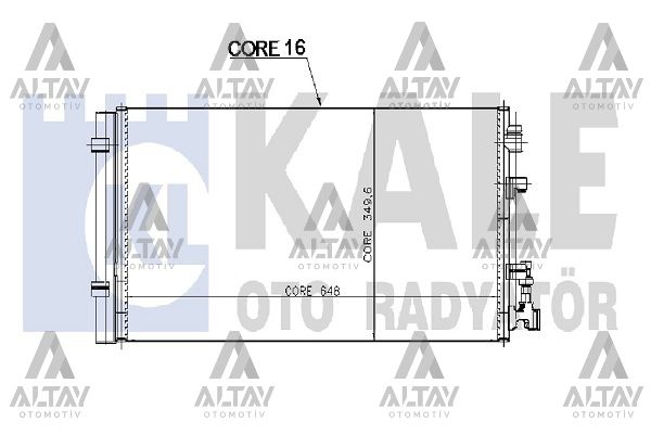 Renault Scenic Klima Radyatörü Radyatör OEM 921000005R Renault Scenic Klima Radyatörü Radyatör OEM 921000005R