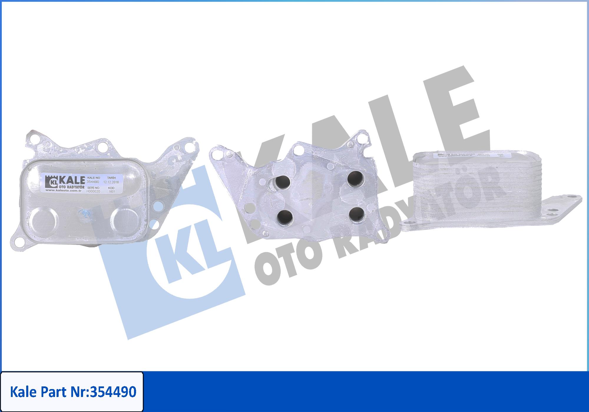 Peugeot 308 Intercooler Yağ Soğutucusu Petek OEM 1103P7