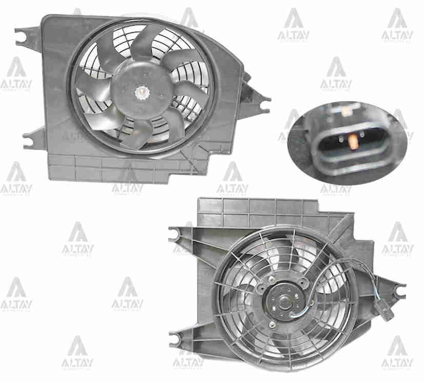 KIA RIO Radyatör Fan ve Motoru 2000-2003 Fan Klima Rıo OEM 0K30C-61-710D