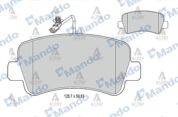 Renault Master Arka Fren Balata Iıı OEM 440600264R