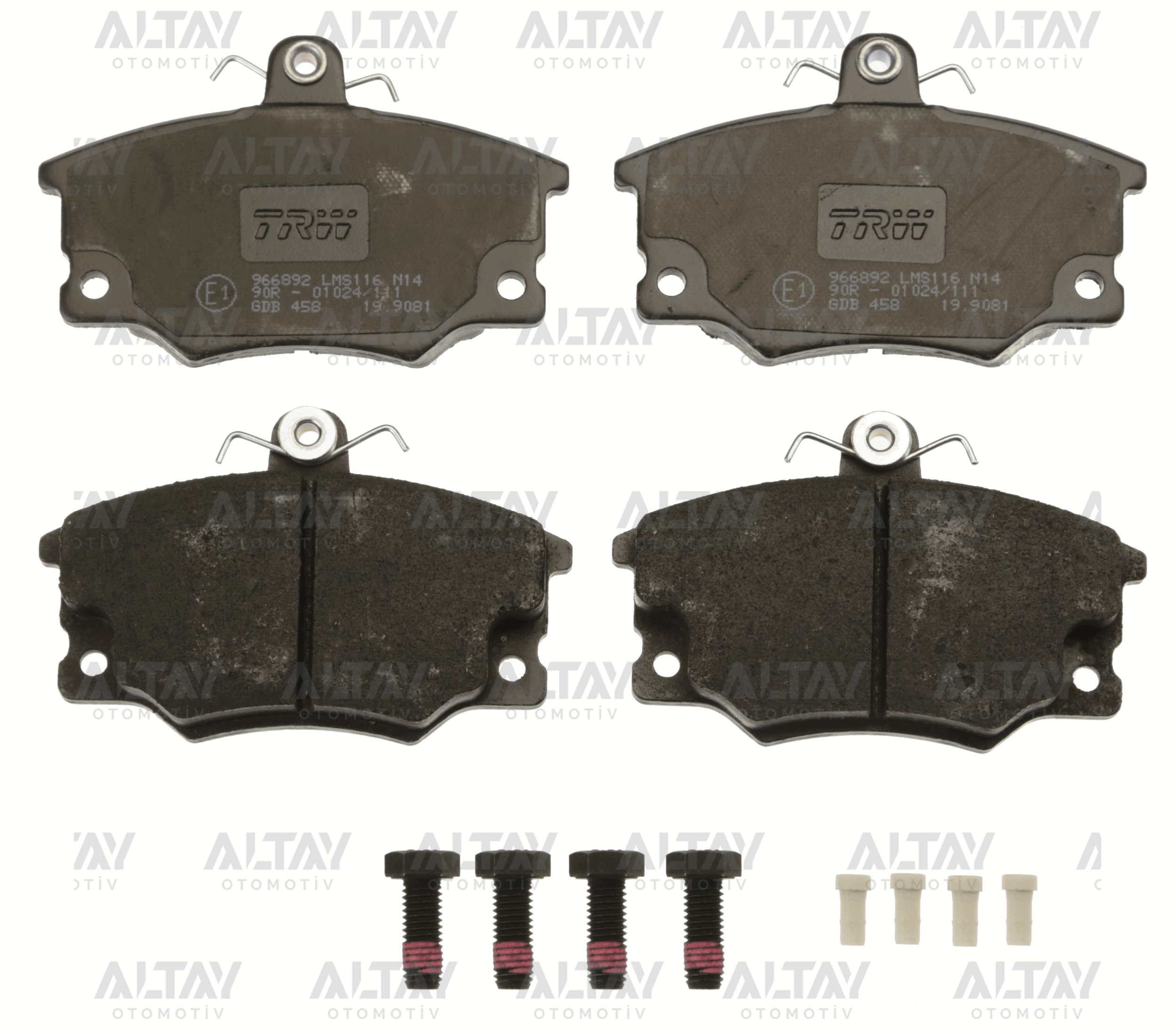 Fiat Punto Ön Fren Balata TPSX YM TRW-GDB458 Fiat Punto Ön Fren Balata TPSX YM TRW-GDB458