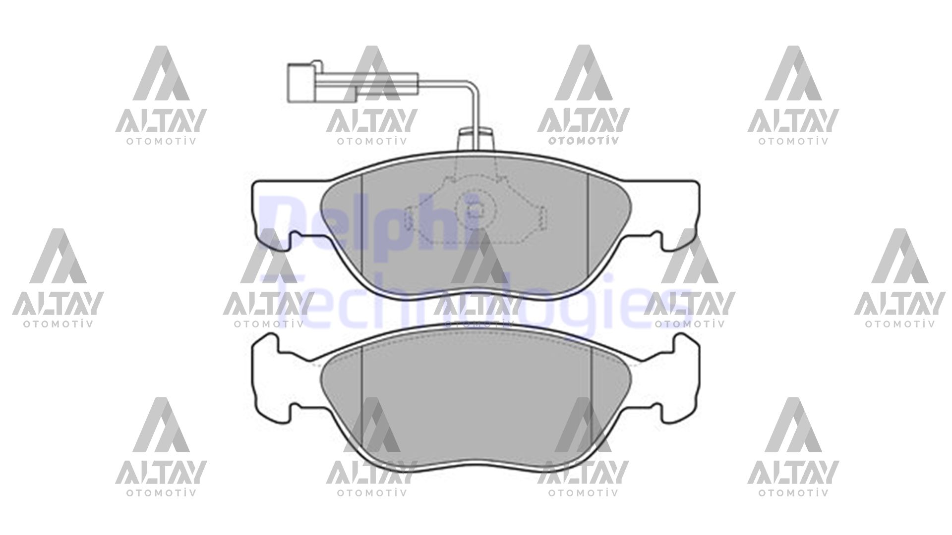 Fiat Brava Ön Fren Balata OEM 71753042