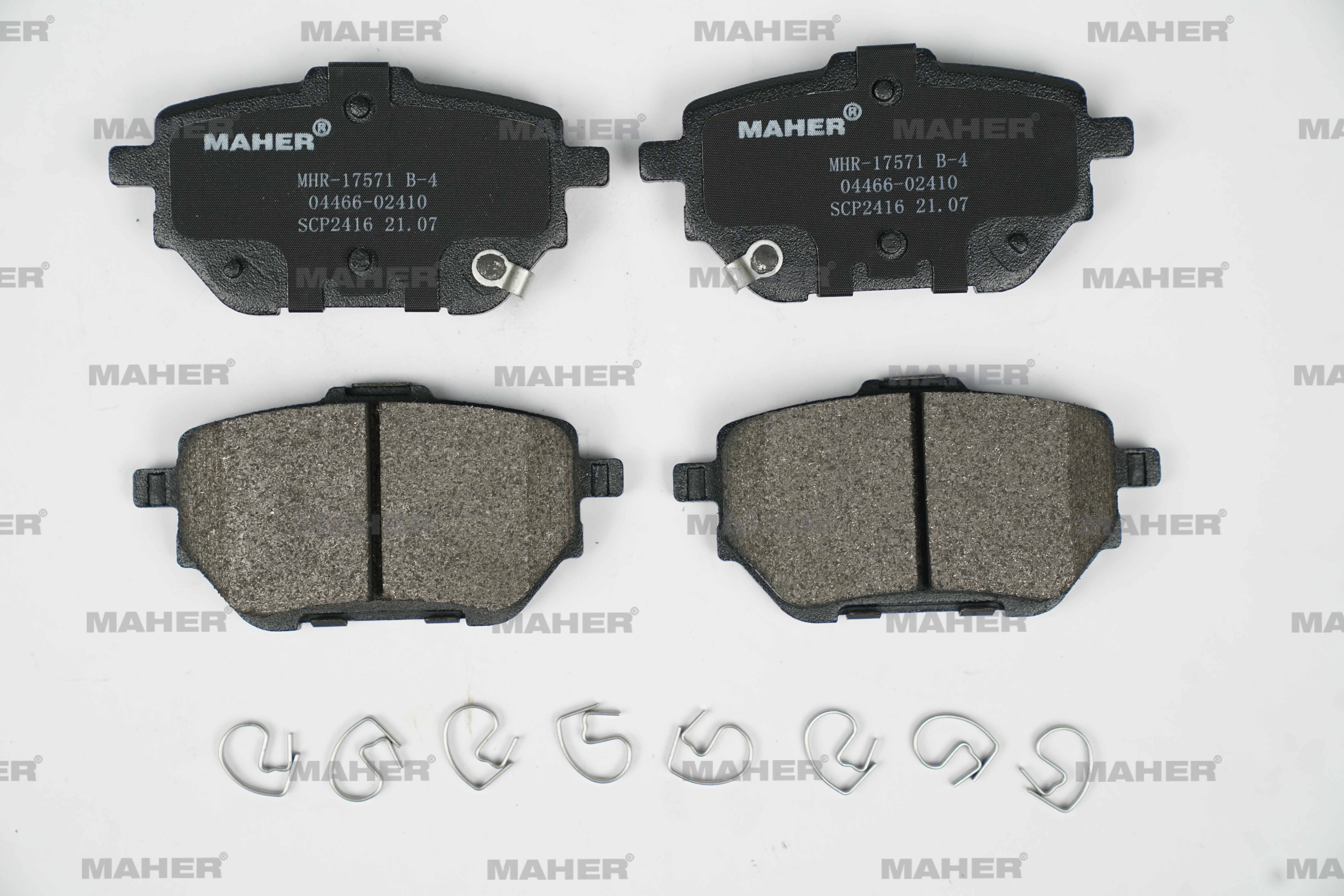 Toyota C-HR Arka Fren Balata Hybrıd OEM 04466-02410 Toyota C-HR Arka Fren Balata Hybrıd OEM 04466-02410