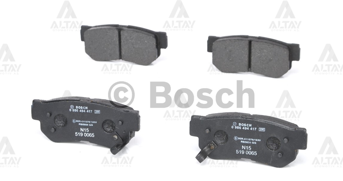Hyundai Getz Arka Fren Balata OEM 58302-17A00 Hyundai Getz Arka Fren Balata OEM 58302-17A00