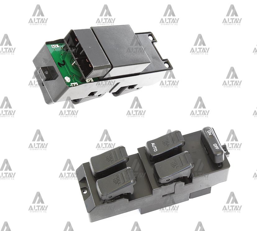 Mazda 323 Sol Ön Elektrik 1990-1995 Düğme Cam Açma Ön Sol Çerçevesiz OEM BS06-66-350A/B