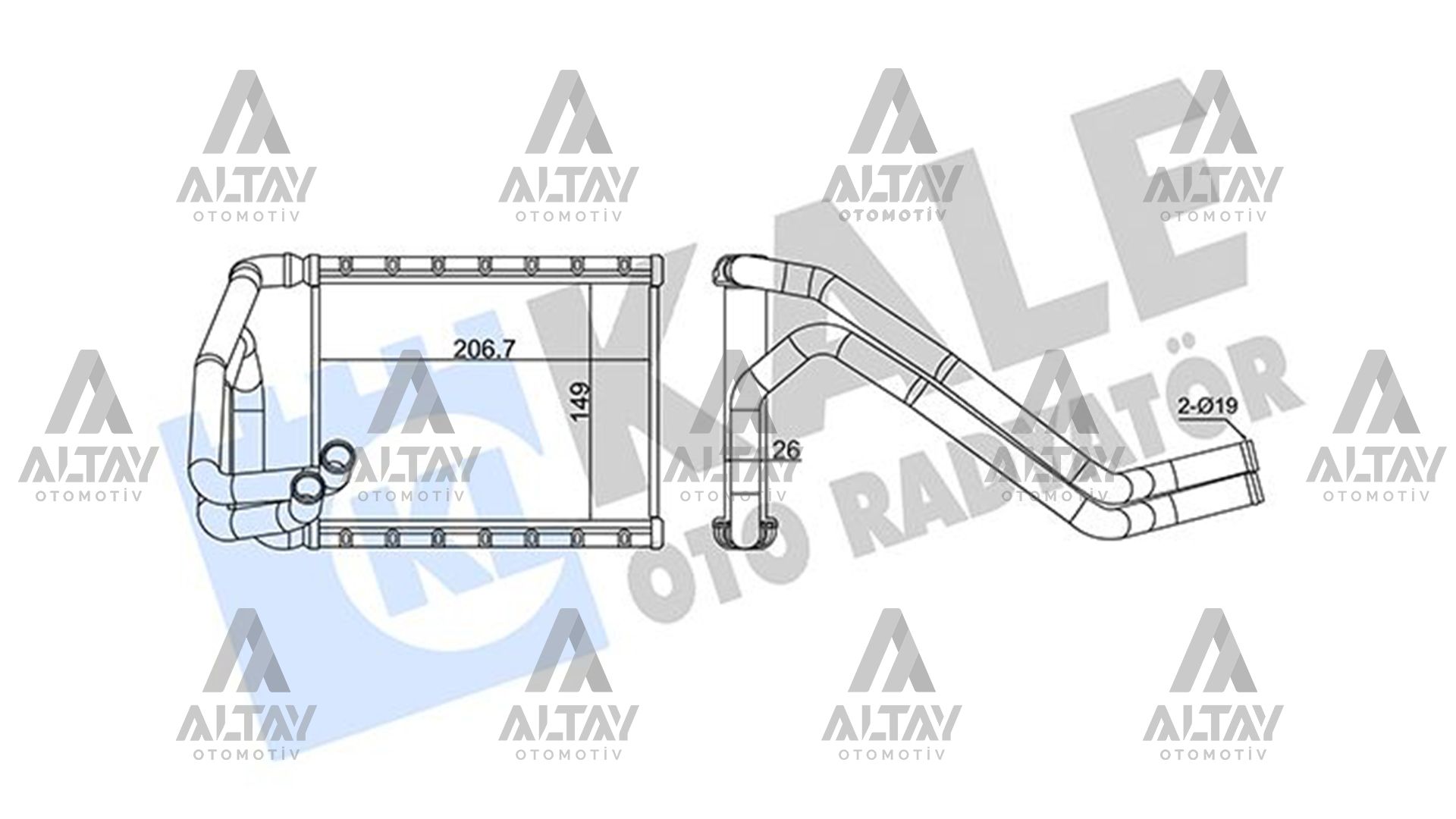 KIA Ceed Kalorifer Radyatörü 2010-2012 Radyatör OEM 97138-1H050 KIA Ceed Kalorifer Radyatörü 2010-2012 Radyatör OEM 97138-1H050