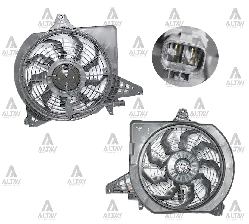 Hyundai H1 Radyatör Fan ve Motoru 2002-2008 Fan Klima H OEM 97730-4H000