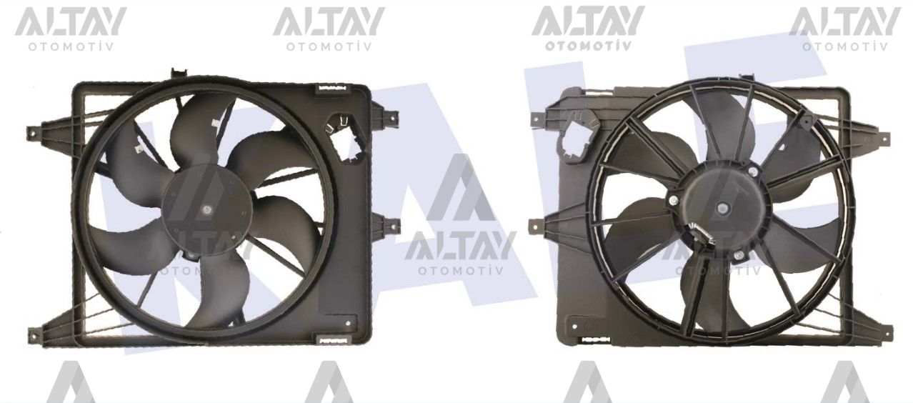 Renault Clio Radyatör Fan ve Motoru Fan Iı OEM 7701043945
