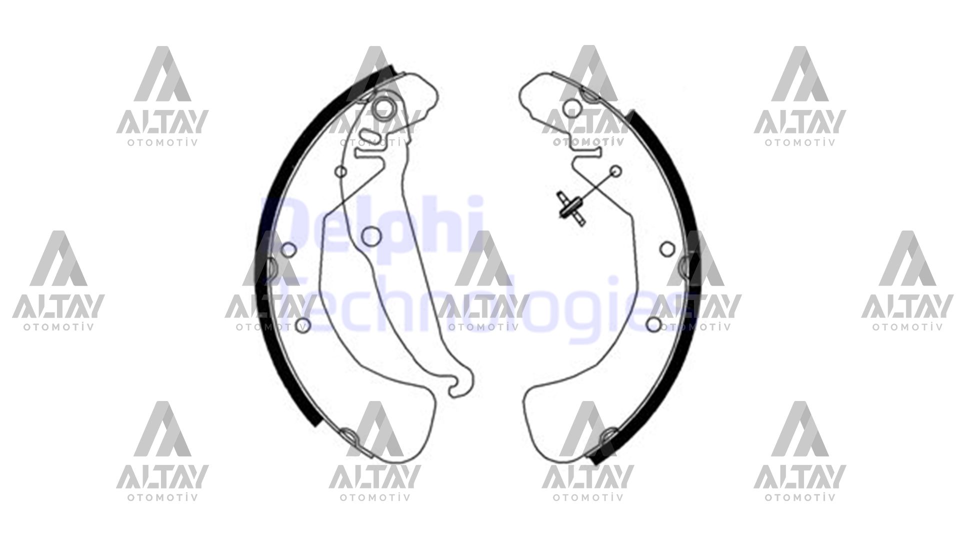 Opel Combo Arka Fren Balata F OEM 1605920 Opel Combo Arka Fren Balata F OEM 1605920