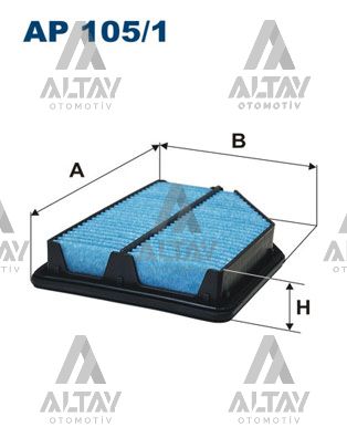 Honda CR-V Hava Filtresi Crv Benzinli OEM 17220-RZP-G00 Honda CR-V Hava Filtresi Crv Benzinli OEM 17220-RZP-G00