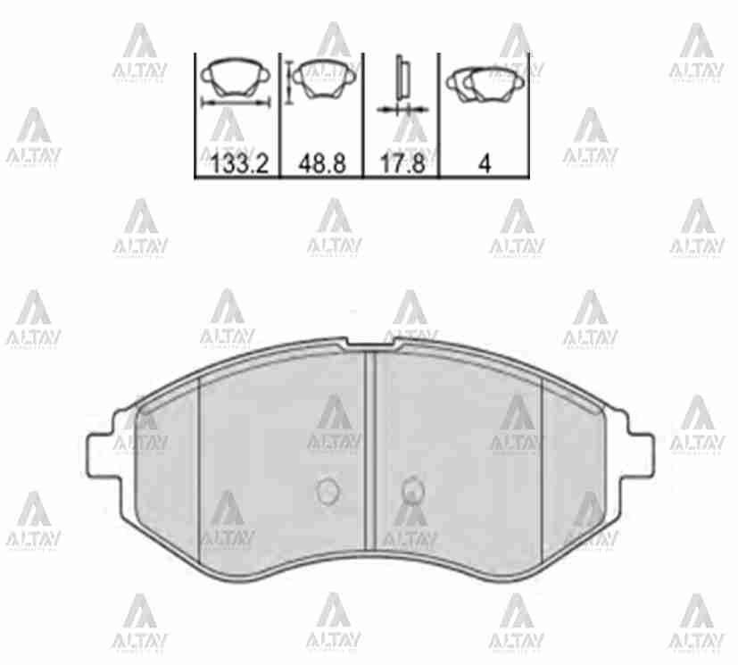Chevrolet Aveo Ön Fren Balatası 2005-2010