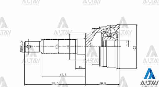 Suzuki Alto Dış Aks Komple OEM 44101-84012
