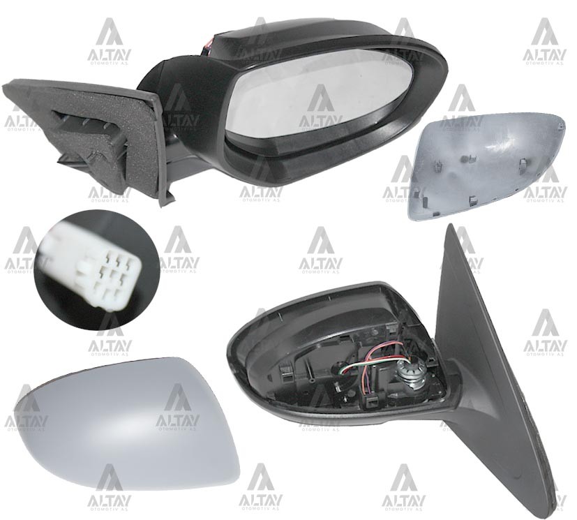 Mazda 3 Sağ Dış Dikiz Aynası 2009-2013 Ayna Dış Elektrikli Katlanır Sağ OEM BBR3-69-12ZF