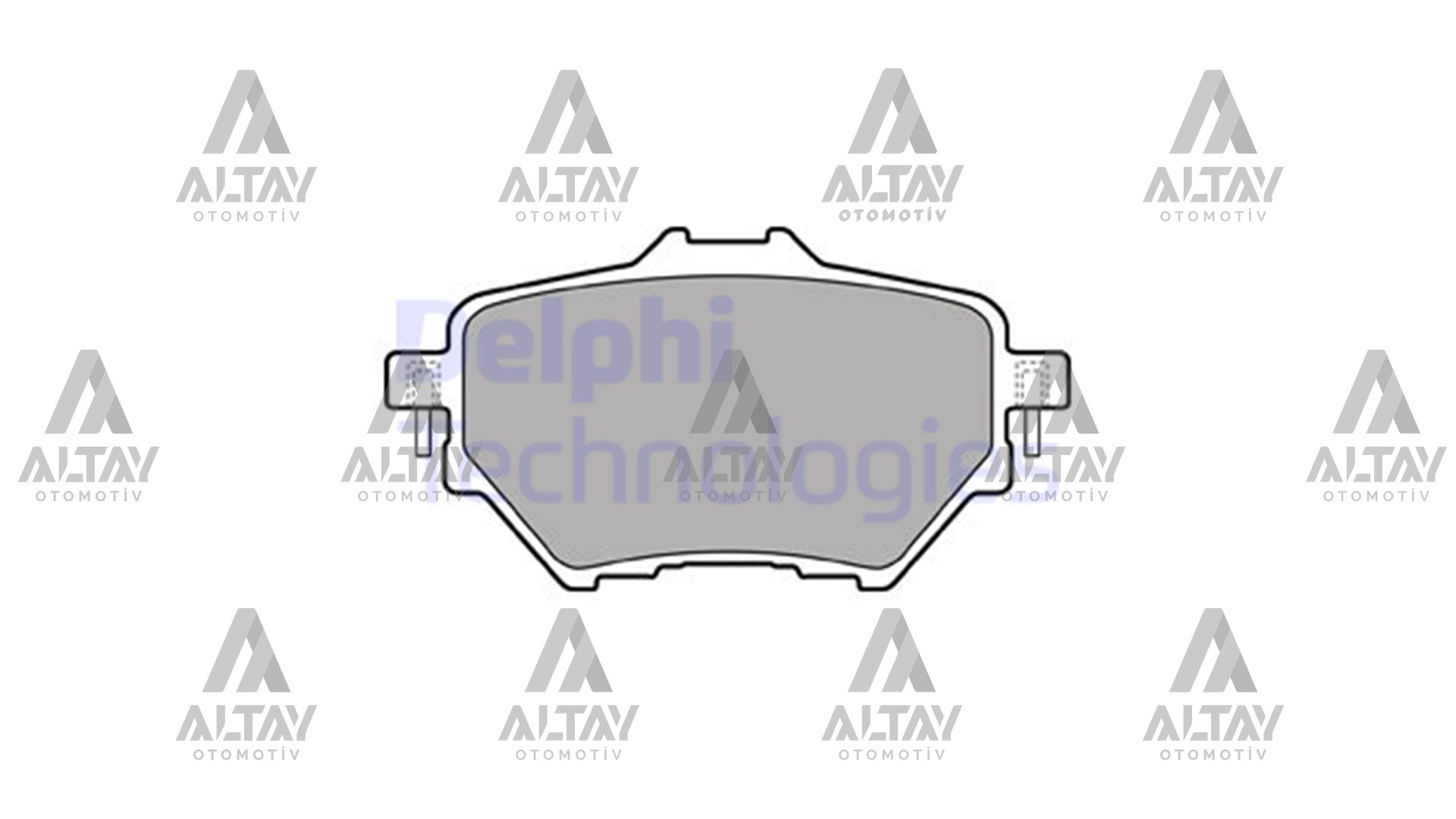 Citroen C4 Arka Fren Balata Iı OEM 1609000680