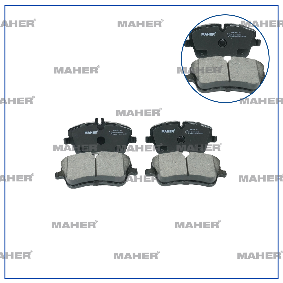 Mercedes W203 Ön Fren Balata C Seri OEM A0034205920 Mercedes W203 Ön Fren Balata C Seri OEM A0034205920