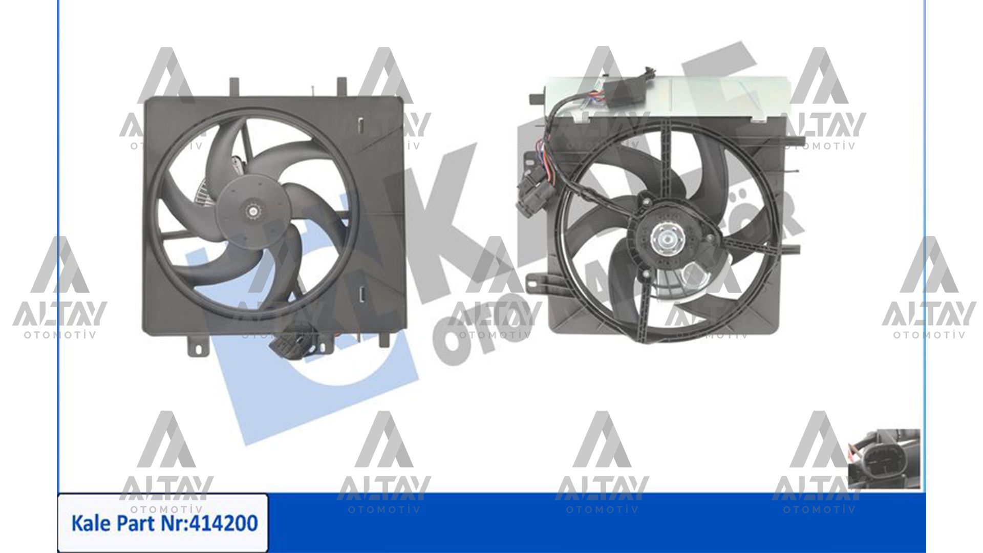 Citroen C2 Radyatör Fan ve Motoru Fan OEM 1253C6