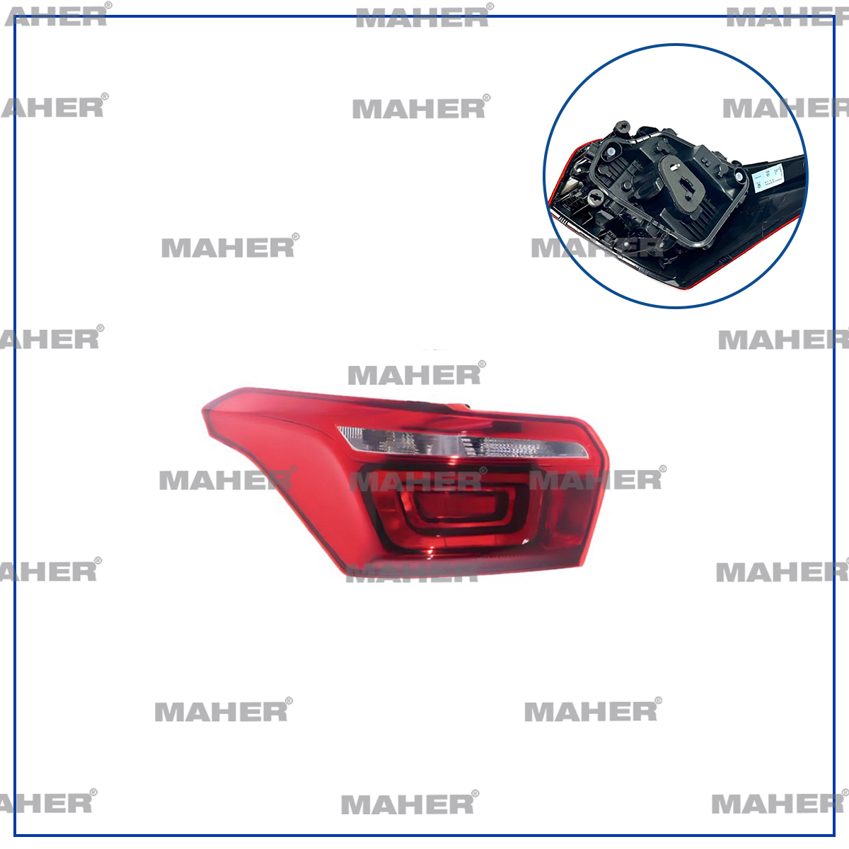 Citroen C-Elysee Sol Stop Lambası 2017-2023 Sol OEM 9817303780 Citroen C-Elysee Sol Stop Lambası 2017-2023 Sol OEM 9817303780