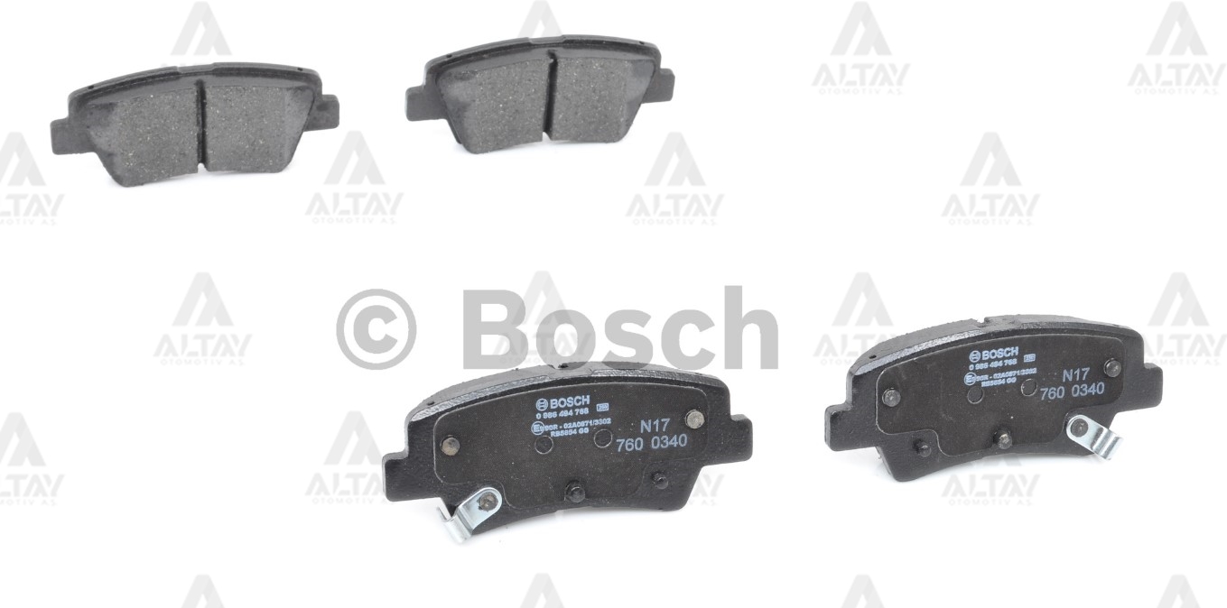 Hyundai Accent Arka Fren Balata Blue OEM 58302-1RA30 Hyundai Accent Arka Fren Balata Blue OEM 58302-1RA30