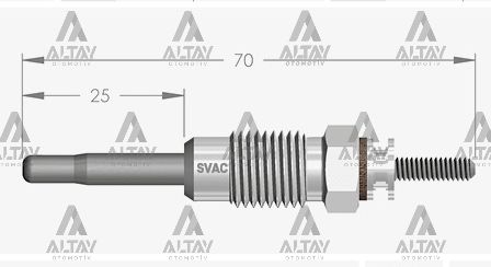 Renault Megane Kızdırma Bujisi I . D OEM 7700105290