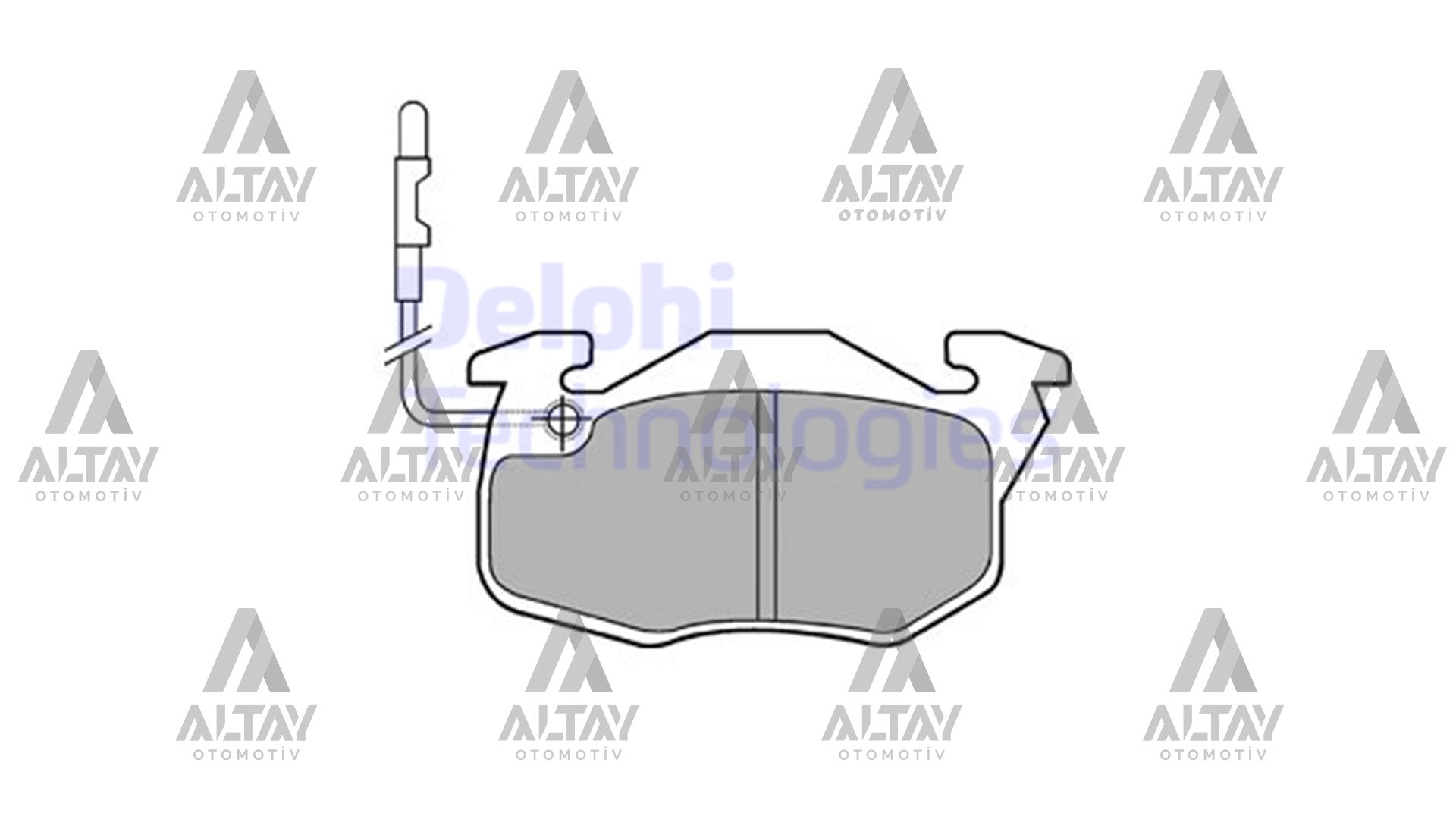 Renault Express Ön Fren Balata OEM 7711130034 Renault Express Ön Fren Balata OEM 7711130034