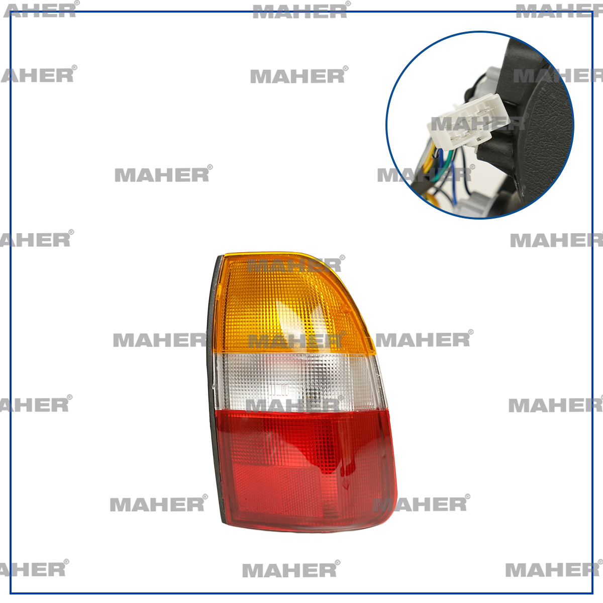 Mitsubishi L200 Sağ Stop Lambası 1999-2004 L Kırmızı-sarı Sağ OEM MR109128