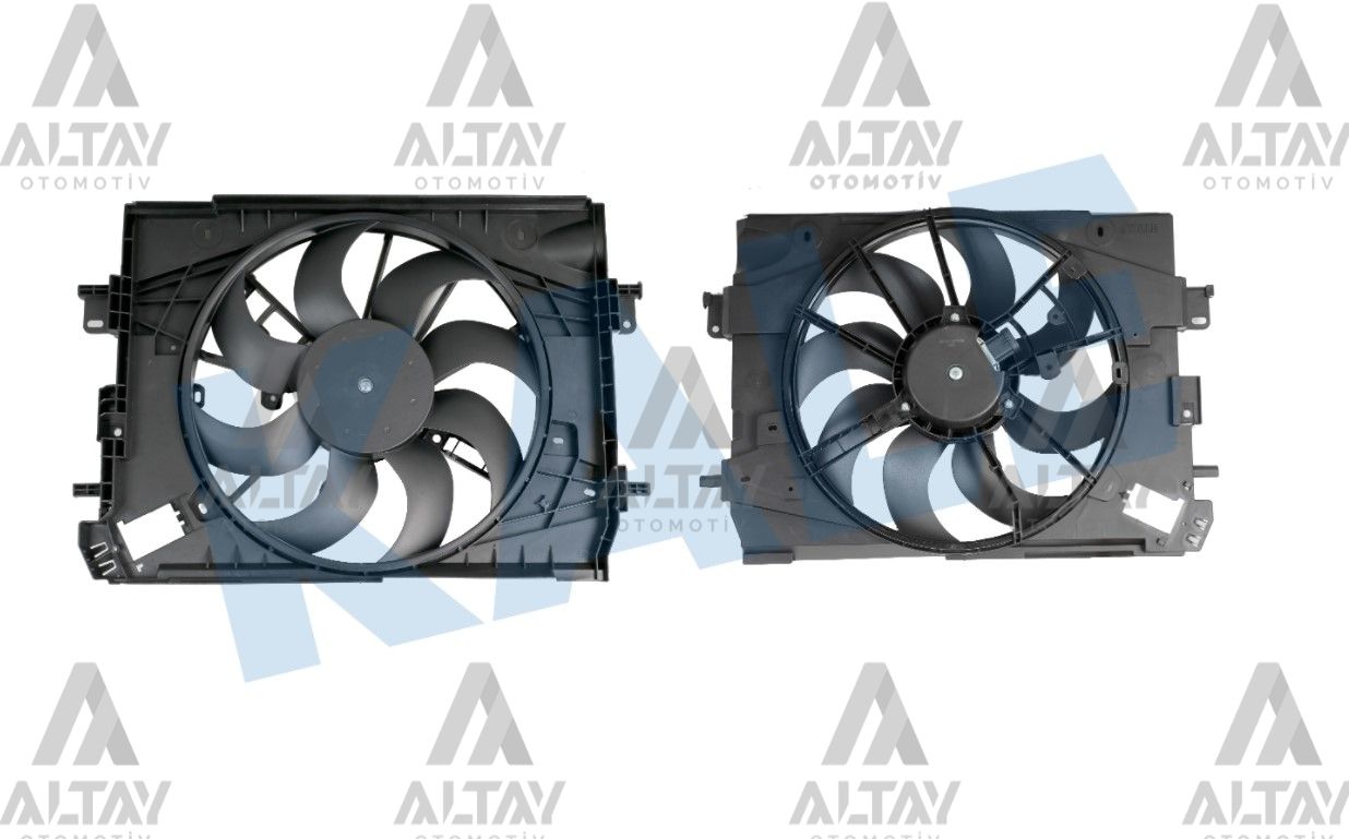 Dacia Sandero Radyatör Fan ve Motoru Fan Dokker OEM 214816812R Dacia Sandero Radyatör Fan ve Motoru Fan Dokker OEM 214816812R