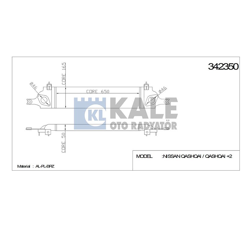 Nissan Qashqai Intercooler 2007-2013