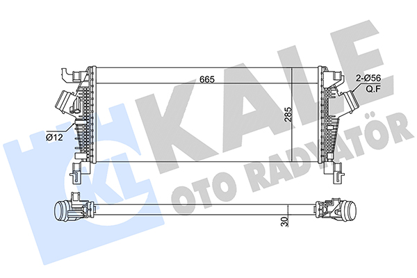 Opel Zafira Intercooler Opel Zafira Intercooler