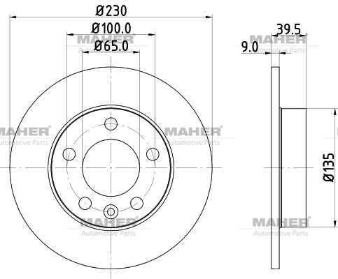 Seat Toledo Arka Fren Diski 1999-2005 (1999-2005) OEM 1J0615601P