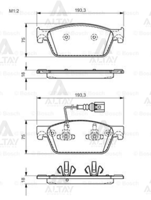 Volkswagen Transporter Ön Fren Balatası Volkswagen Transporter Ön Fren Balatası