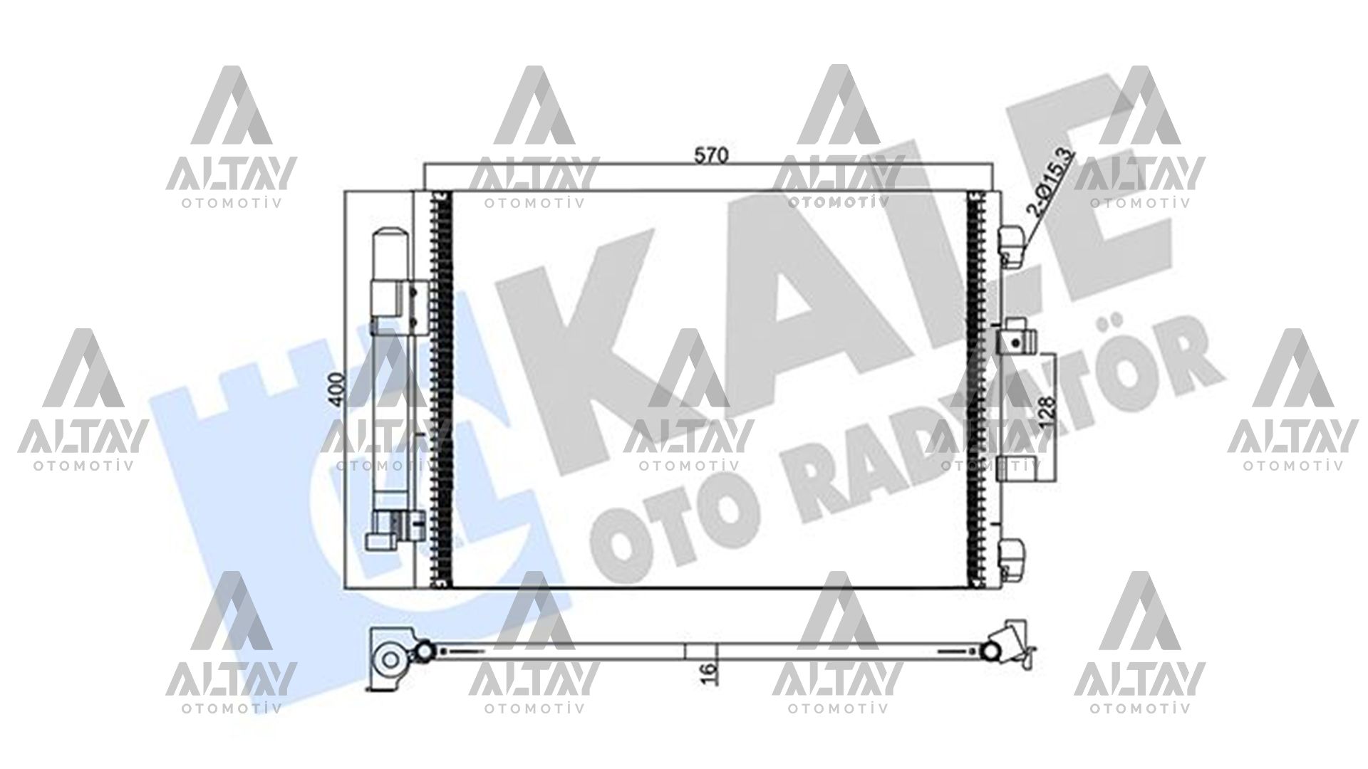Ford Focus Klima Radyatörü Radyatör Iıı . Gtdı .6tdcı OEM BV6119710BA