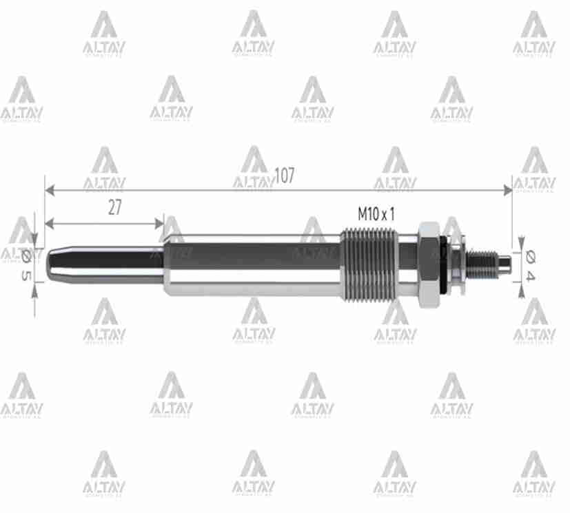 Citroen C4 Kızdırma Bujisi OEM 596066 Citroen C4 Kızdırma Bujisi OEM 596066