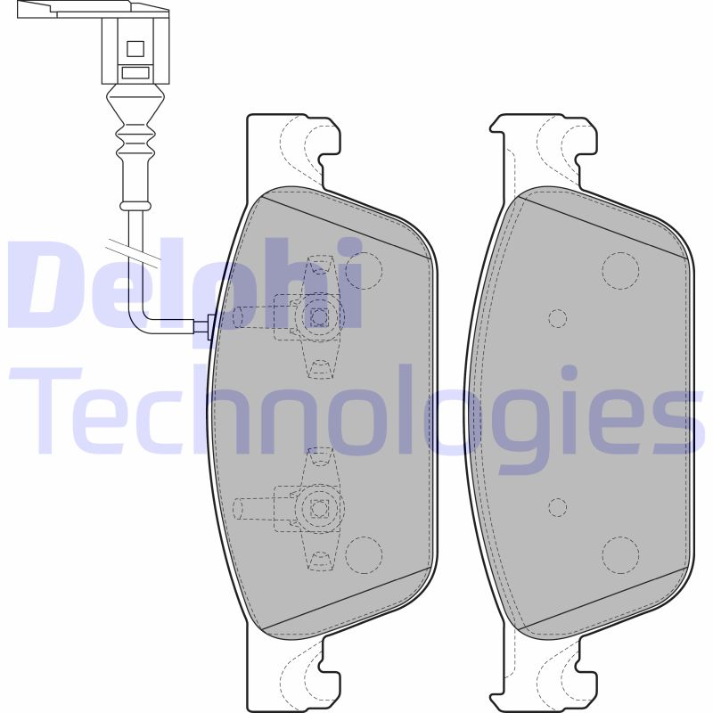 Volkswagen T6 Ön Fren Balata Cfca . Tdı Hp Fişli Ön OEM 7E0698151