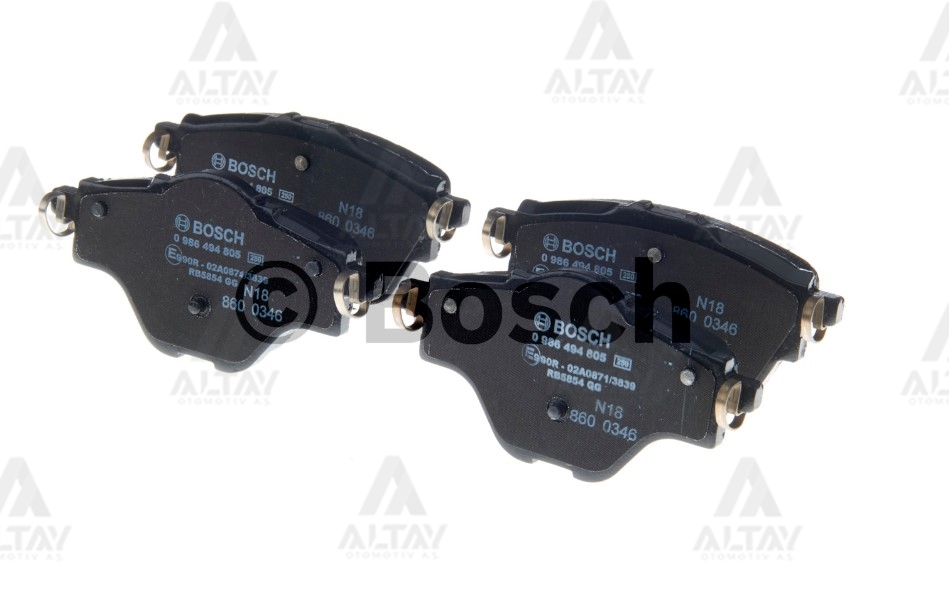 Citroen C4 Arka Fren Balata Iı OEM 1609000980 Citroen C4 Arka Fren Balata Iı OEM 1609000980
