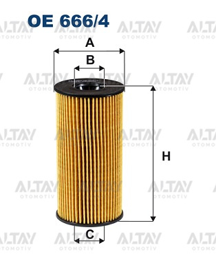 Renault Megane Yağ Filtresi Iv OEM 152092567R