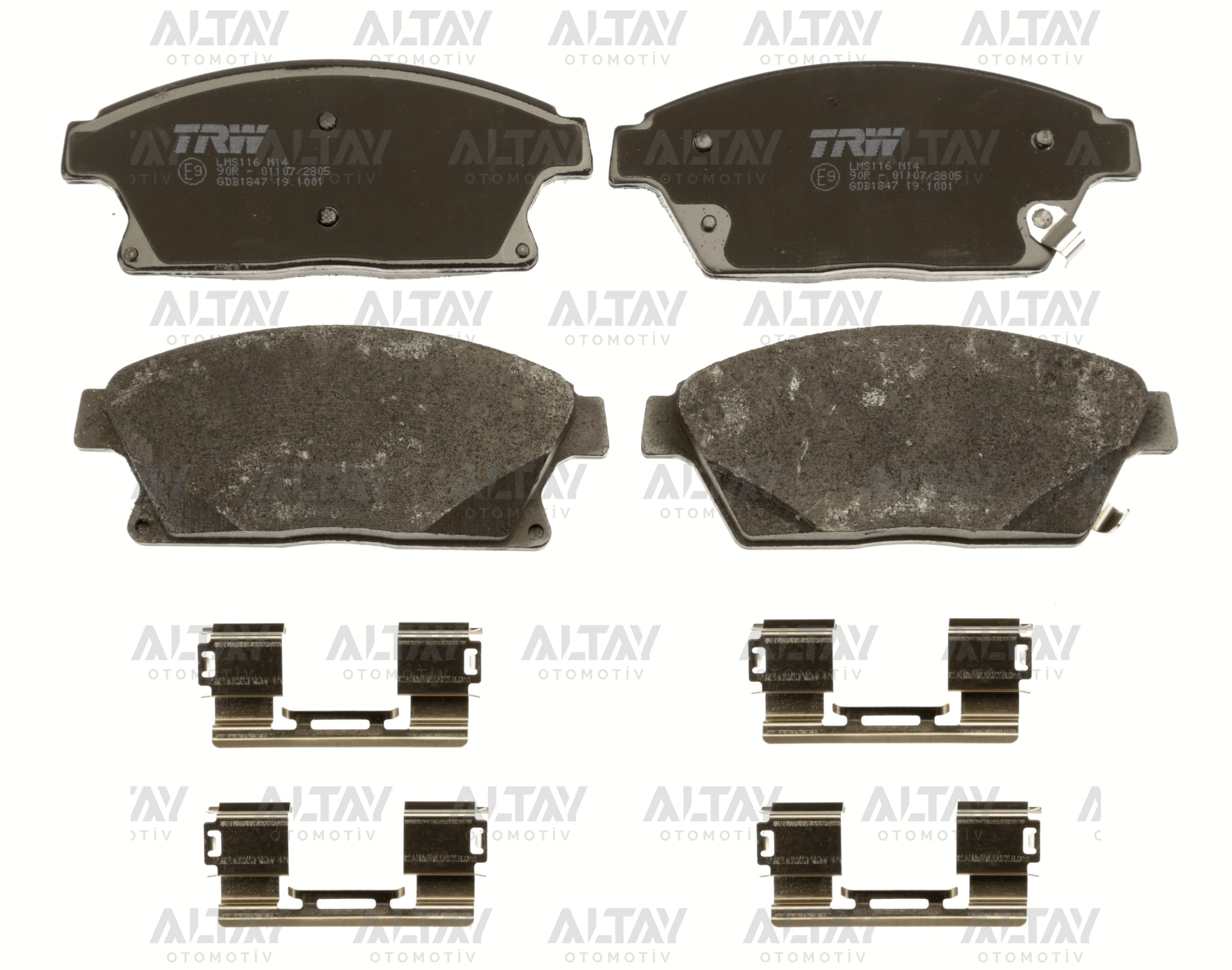 Opel Mokka Ön Fren Balata OEM 13301234 Opel Mokka Ön Fren Balata OEM 13301234
