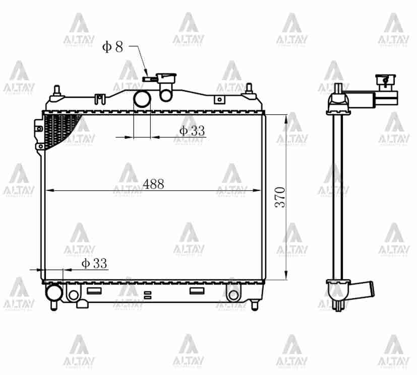 Hyundai Getz Su Radyatörü 2003-2011 Radyatör Su Benzinli M-t Brazıng OEM 25310-1C100 Hyundai Getz Su Radyatörü 2003-2011 Radyatör Su Benzinli M-t Brazıng OEM 25310-1C100